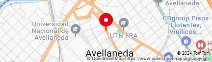 Map of Avellaneda area code